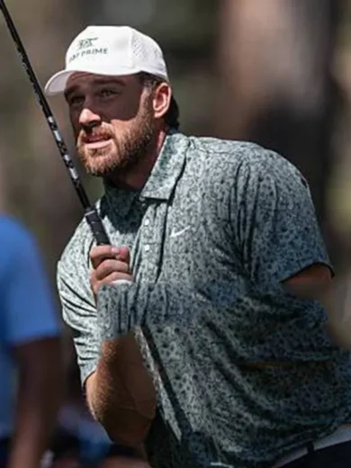 ACC 2025 Travis Kelce Floral Polo Shirt