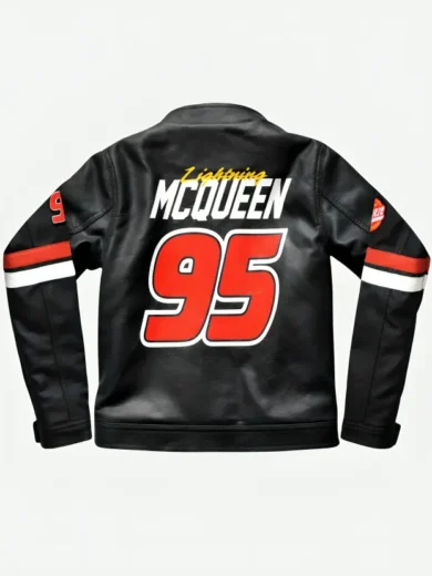 Mcqueen Lightning Leather Jacket