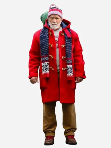 Arnold Schwarzenegger The Man With The Bag Red Coat