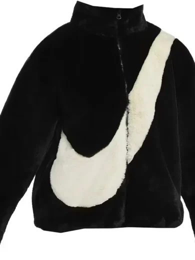 Nike Womens Oversized Swoosh Logo Jacket