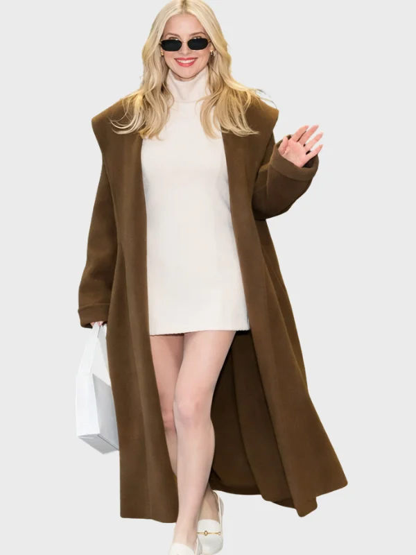 NYC Ali Larter Brown Coat