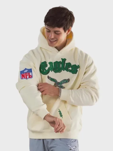 Philadelphia Eagles Cream Hoodie