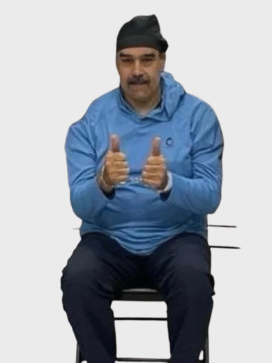 Nicolas Maduro Blue Hoodie