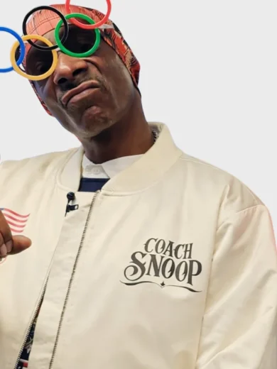 Team USA 2026 Snoop Dogg White Bomber Jacket