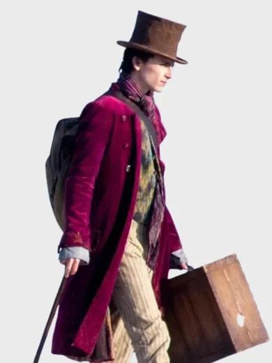 Timothee Chalamet Wonka 2023 Coat