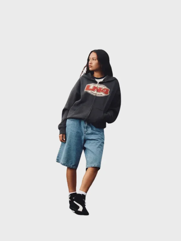 Lando Norris Charcoal Zip Hoodie