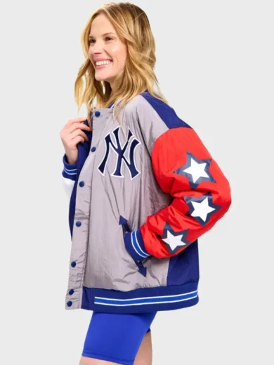 Yankees in Team Colors Bomber Jacket