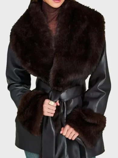 Erin Andrews Championship Black Coat