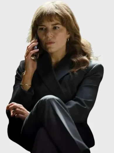 Emily Hunter The Revenge Club Grey Blazer