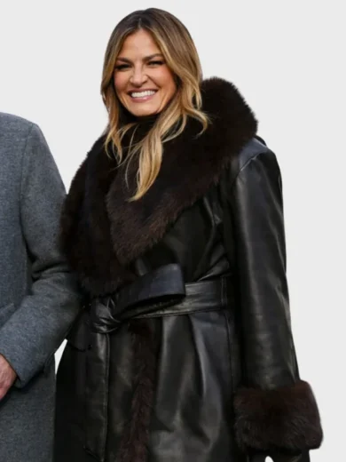 Erin Andrews Championship Black Coat