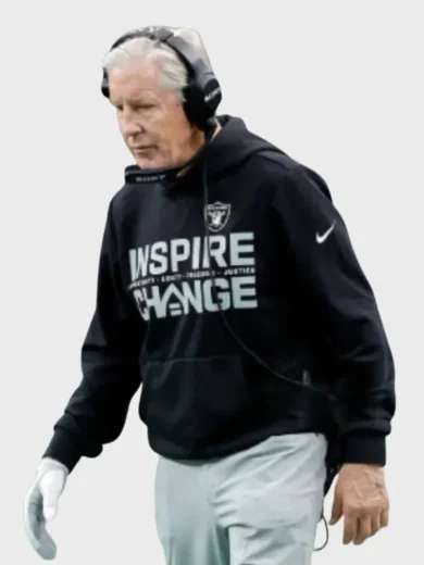 Pete Carroll Las Vegas Raiders Inspire Change 2025 Hoodie