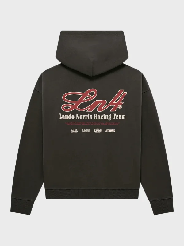 Lando Norris Charcoal Zip Hoodie
