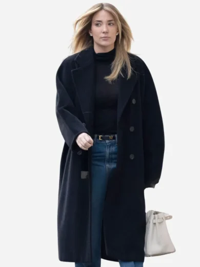 Alice Campello Milan 2026 Black Coat