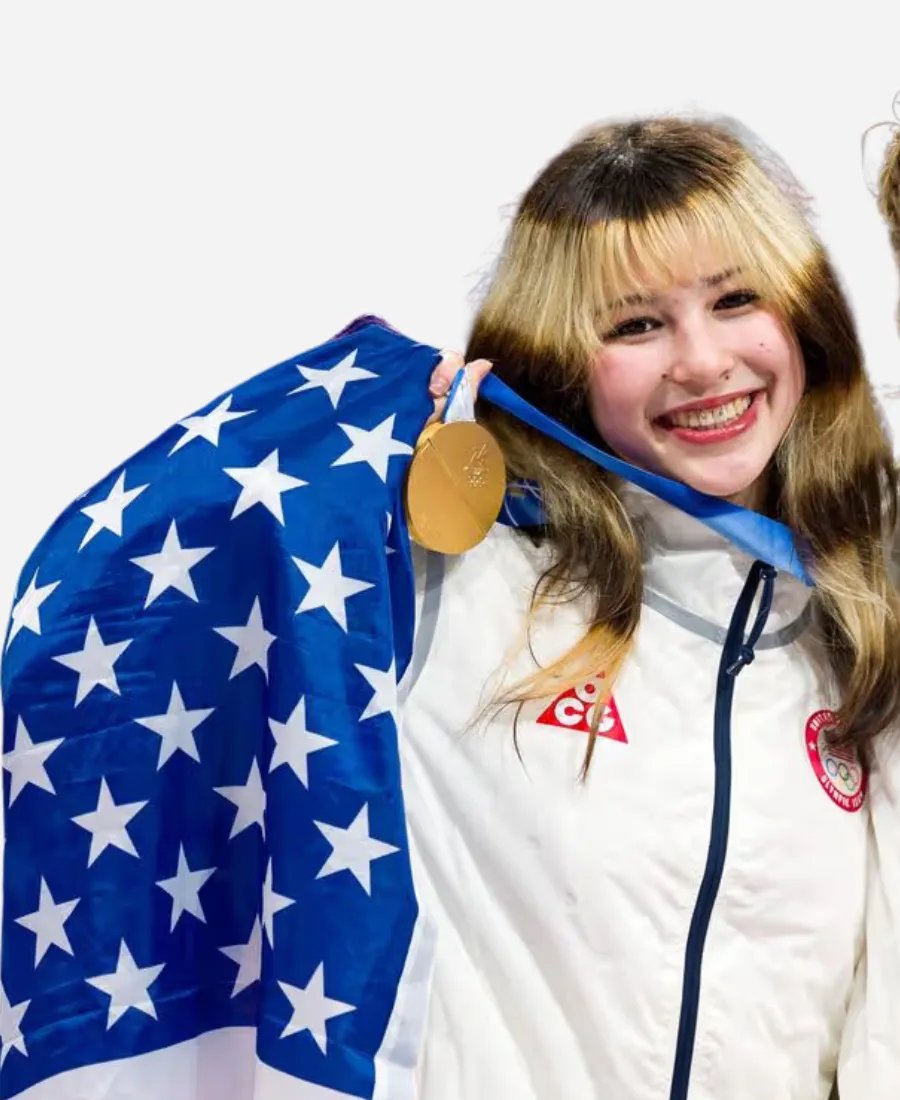 Alysa Liu Olympics 2026 Milano Ice Skating Arena Jacket