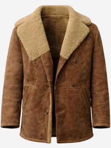 Edoardo Pesce The Big Fake Shearling Coat