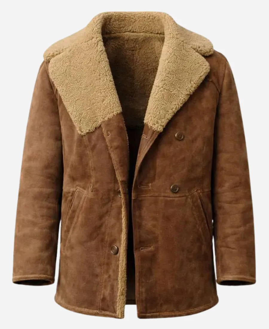 Edoardo Pesce The Big Fake Shearling Coat