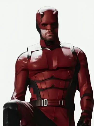 Charlie Cox Daredevil Born Again Red Jacket