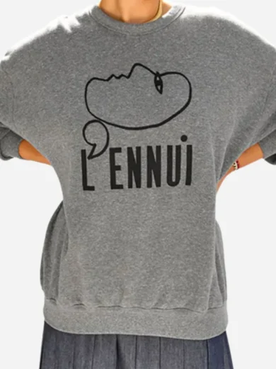 Liz Grey Shrinking S02 Oversized Sweatshirt