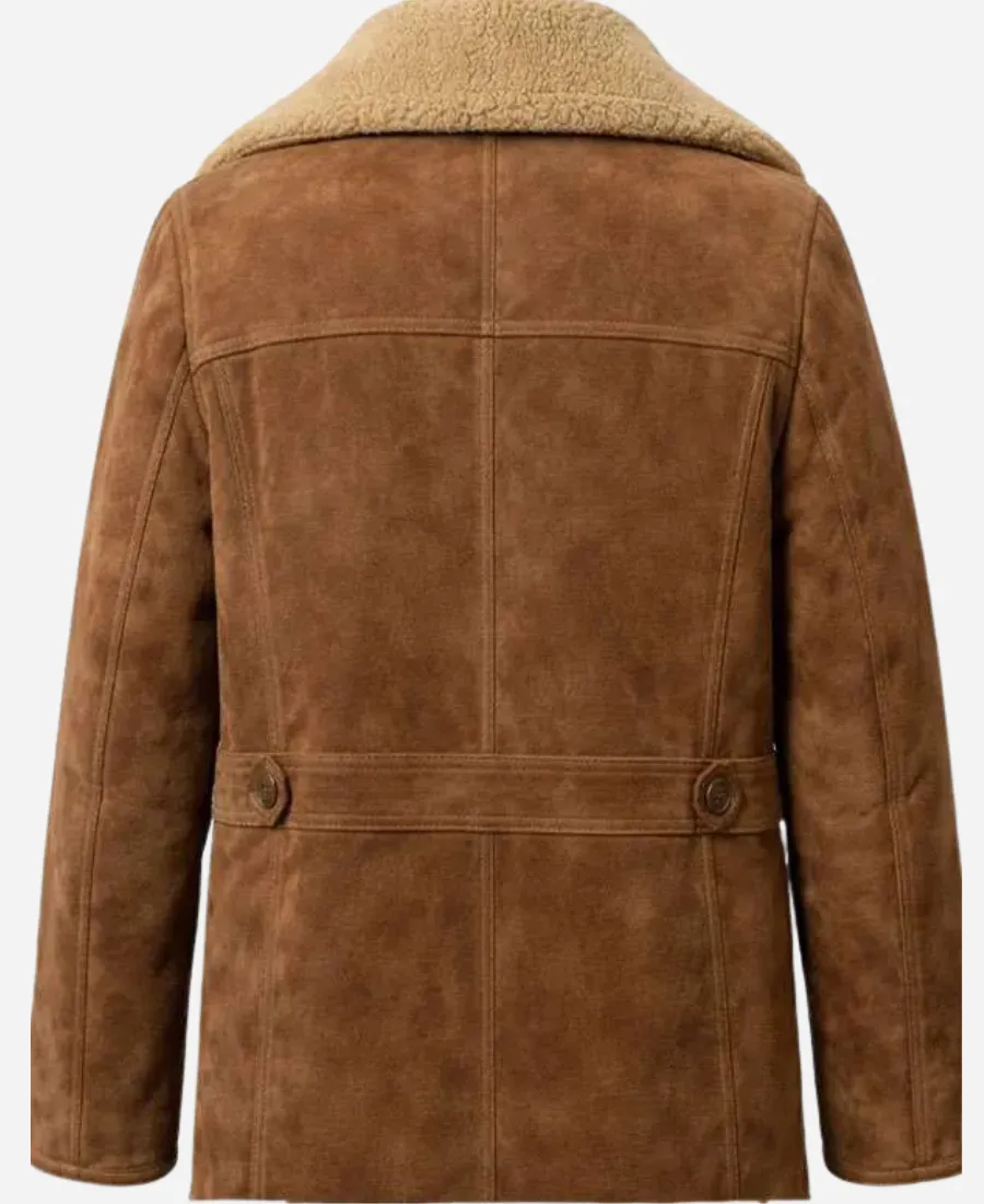 Edoardo Pesce The Big Fake Shearling Coat