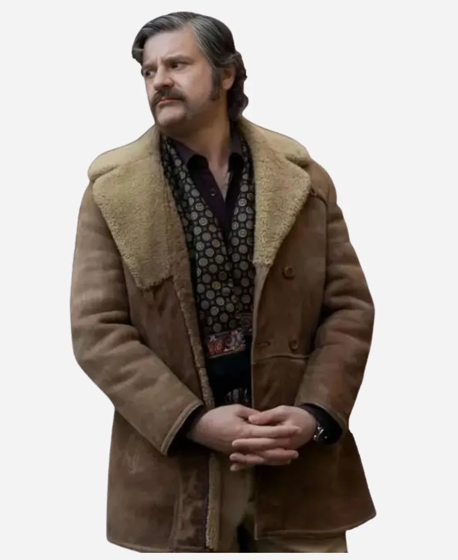 Edoardo Pesce The Big Fake Shearling Coat