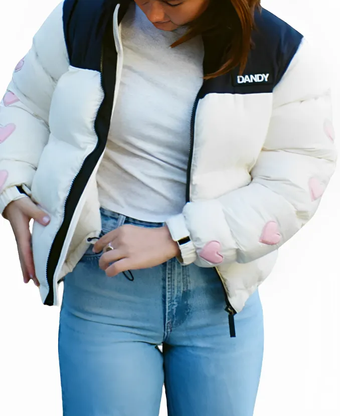 Dandy Worldwide Heart on My Sleeve Puffer Jacket