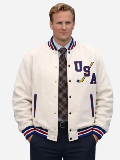 Hockey Team USA John Wroblewski Vintage Jacket