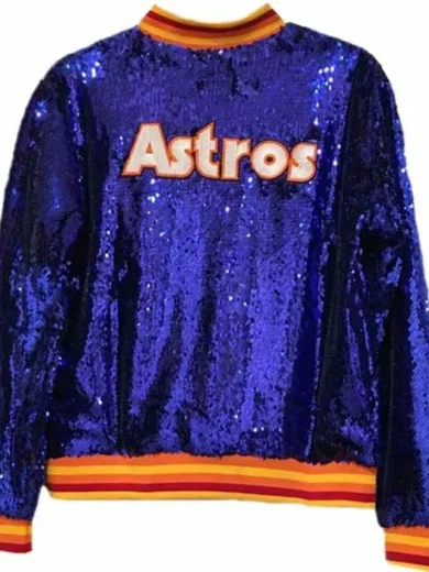 Astros Sequin Jacket