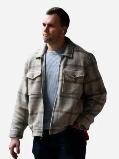 Super Bowl LX Checked Hunter Henry Jacket