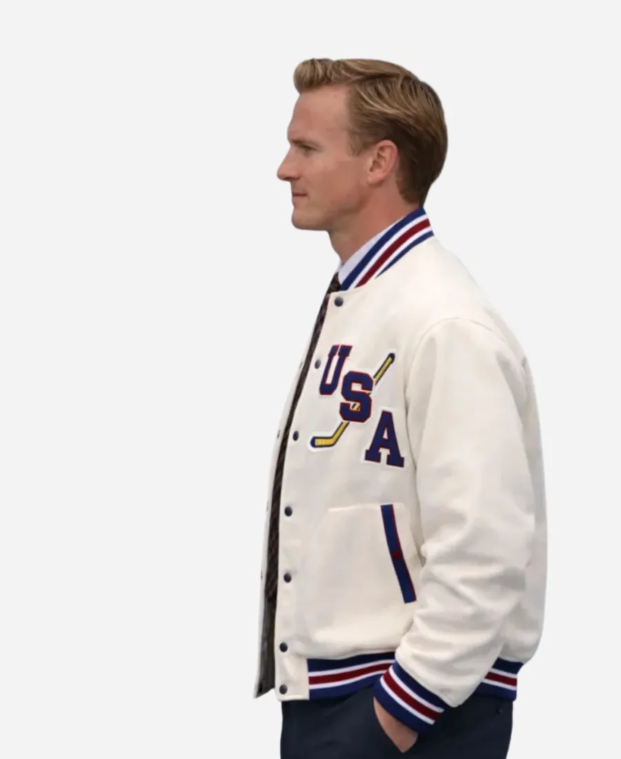 Hockey Team USA John Wroblewski Vintage Jacket