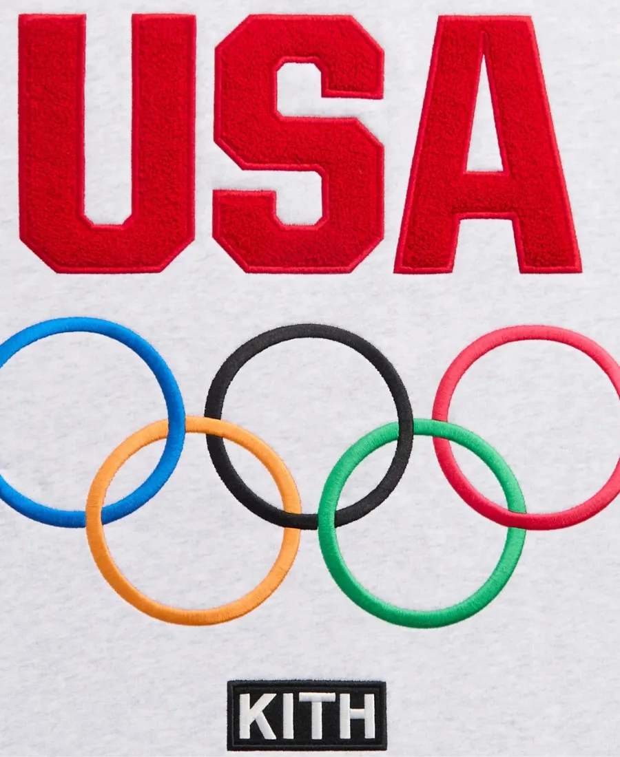 Kith for Team USA Heather Grey Crewneck