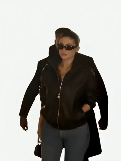 Kylie Jenner LA Event Leather Jacket