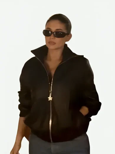 Kylie Jenner LA Event Leather Jacket