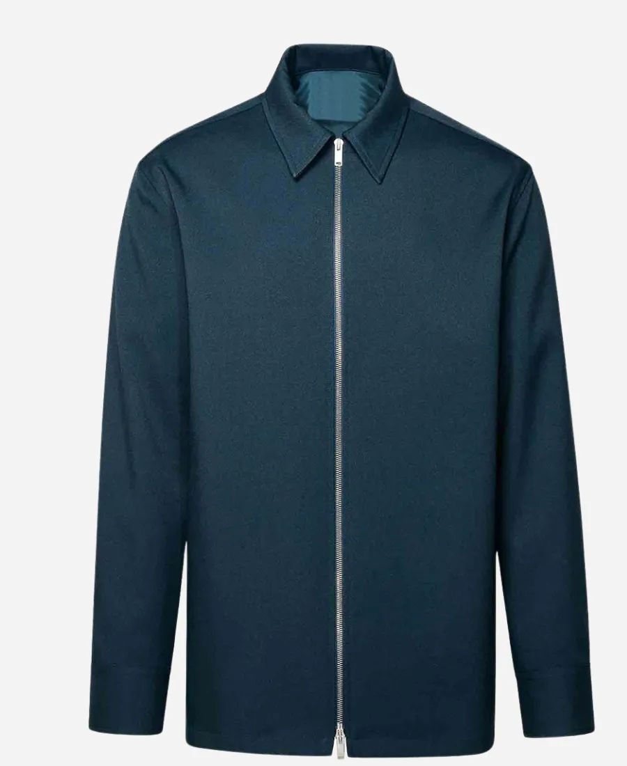 "Luther Hargreeves The Umbrella Academy S02 Tom Hopper Blue Cotton Jacket. Character's tactical superhero coat, Netflix series costume replica.