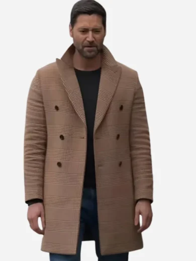 Ryan Eggold My Secret Santa Wool Overcoat