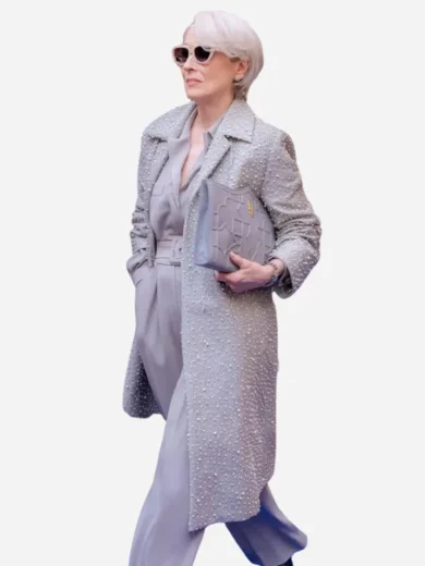 Miranda Priestly The Devil Wears Prada 2 Embellished Coat