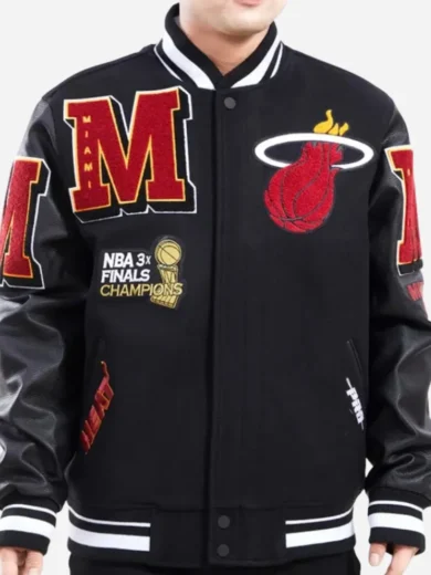 Miami Heat Mashup Varsity Jacket