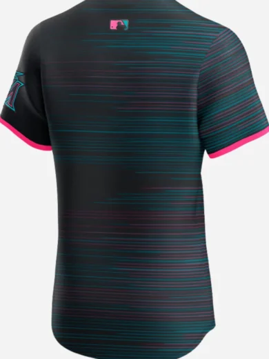 Miami Marlins Black 2025 City Connect Jersey