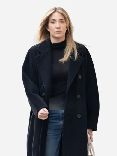 Alice Campello Milan 2026 Black Coat