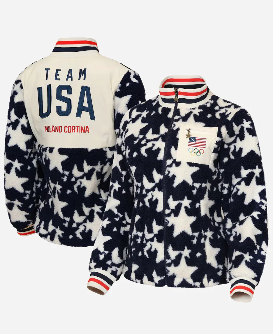 Milano Cortina 2026 Team USA Sherpa Jacket