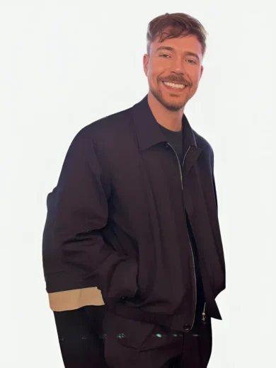 MrBeast Super Bowl 2026 Black Jacket