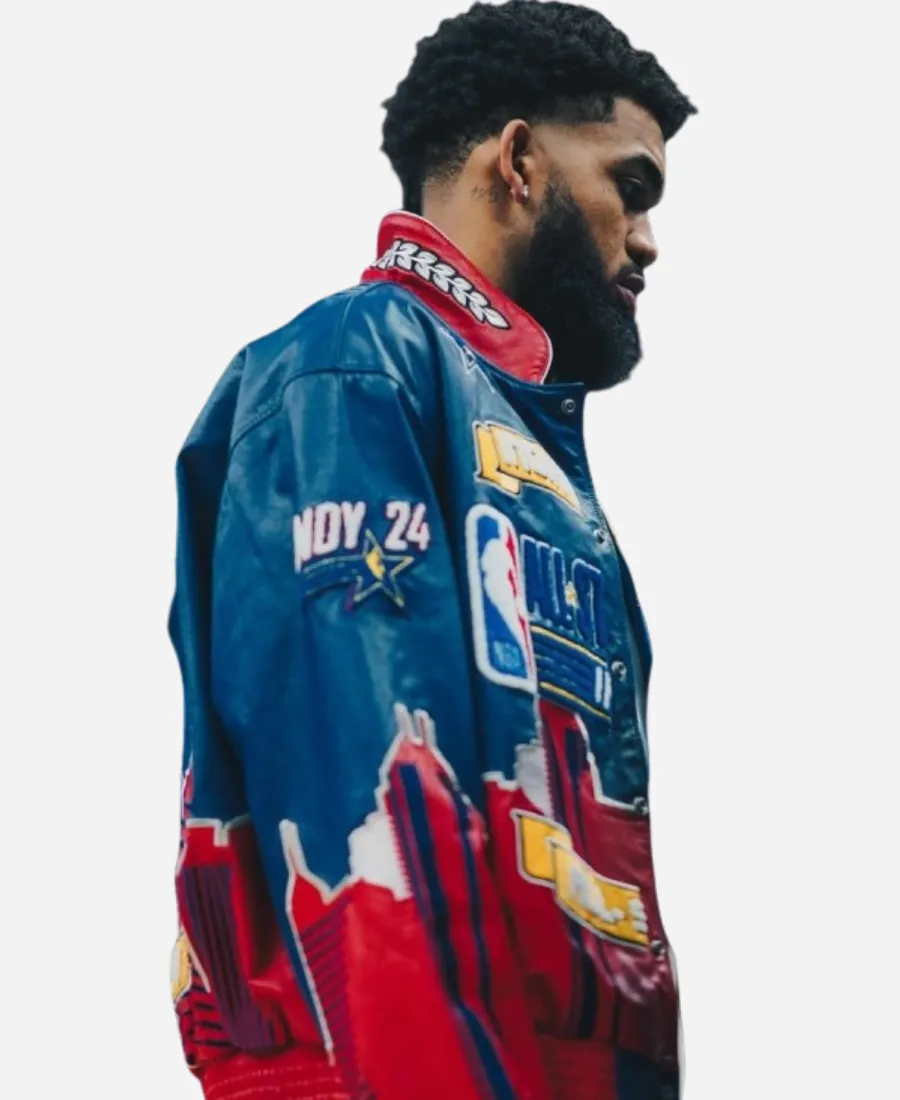 NBA All Star Karl-Anthony Towns Leather Jacket