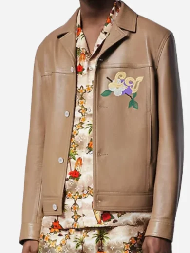 Jaylen NBA Finals Game 3 Brown Jacket