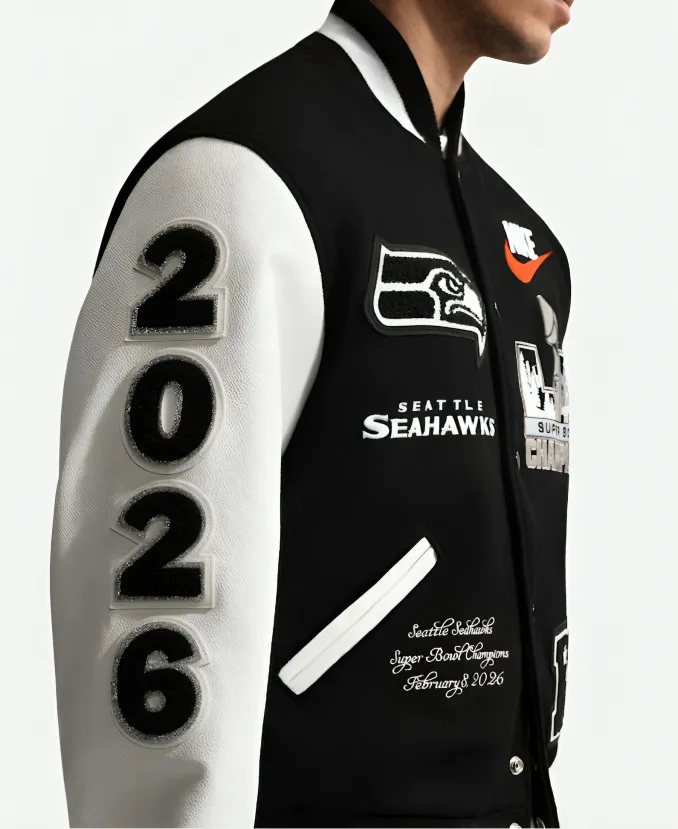 Super Bowl LX Champions Seattle Seahawks Destroyer Jacket