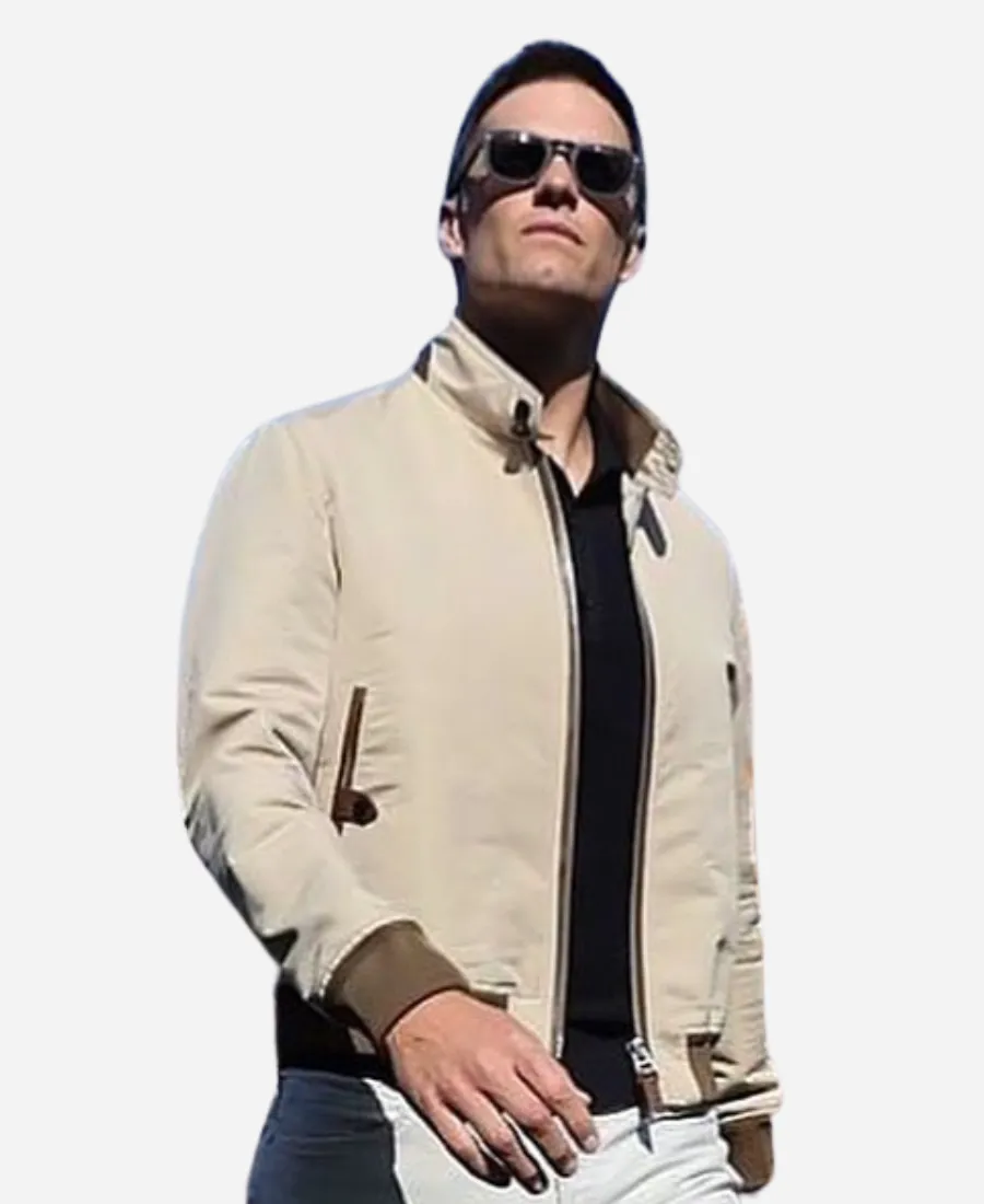 Super Bowl LX Tom Brady Beige Jacket