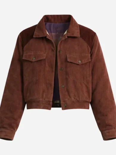 Stranger Things S05 Nancy Wheeler Marron Jacket