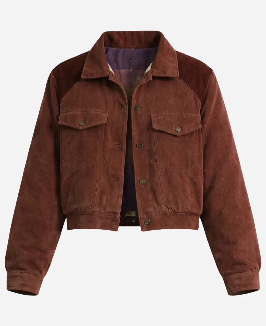 Stranger Things S05 Nancy Wheeler Marron Jacket