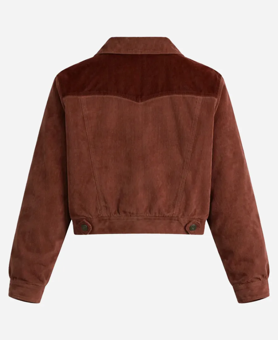 Stranger Things S05 Nancy Wheeler Marron Jacket