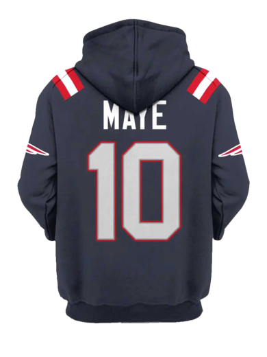 New England Patriots 2026 Drake Maye Hoodie