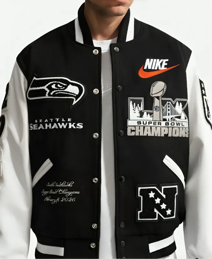 Super Bowl LX Champions Seattle Seahawks Destroyer Jacket