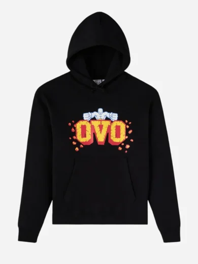 OVO UFC Flame Logo Hoodie